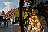 Chiang Mai - The Wat Chedi Luang, door guardian of the temple compound. 